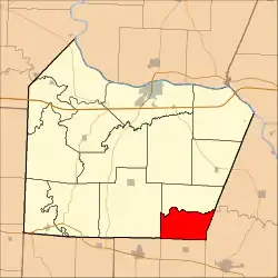 Location in Cooper County