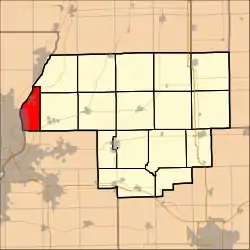 Location in Woodford County