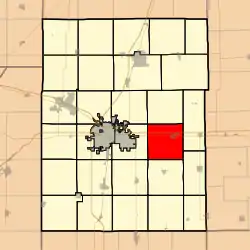 Location in Champaign County