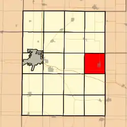 Location in Knox County