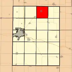 Location in Knox County