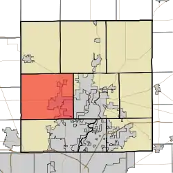 Location in Hamilton County