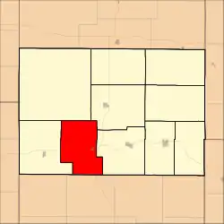 Location in Elk County