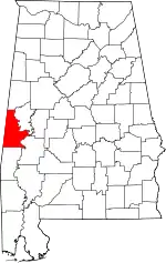 Sumter County map