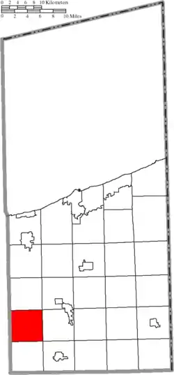 Location of Hartsgrove Township in Ashtabula County