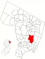 Location of Westwood in Bergen County highlighted in red (right). Inset map: Location of Bergen County in New Jersey highlighted in red (left).

Interactive map of Teaneck, New Jersey