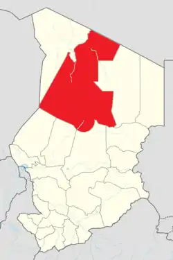 Faya-Largeau is located in Chad