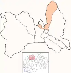 Location of Butel Municipality