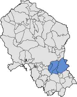 Location of Campiña de Baena