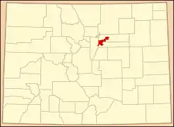 Location in the state of Colorado