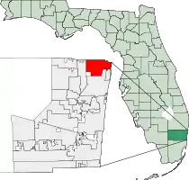 Location within the state of Florida