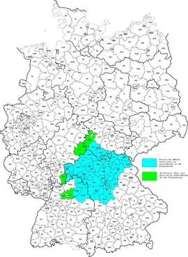 Location of Franconia