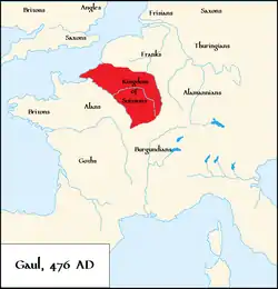 The Kingdom of Soissons in 476