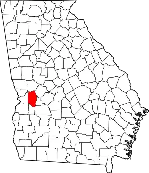 State map highlighting Marion County