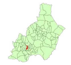 Illar, in red, shown in Almería