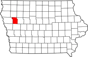 Ida County map