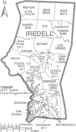 Turnersburg Township in Iredell County