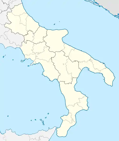 Ospedale is located in Southern Italy