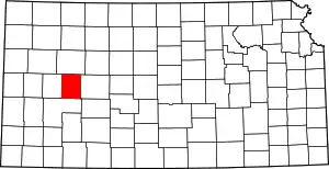 State map highlighting Lane County