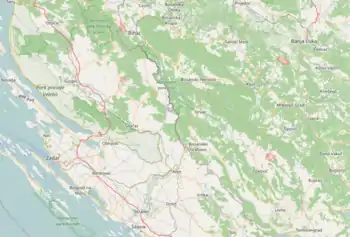 Krnjeuša massacre is located in Lika region in Northern Dalmatia and Western Bosnia