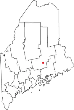 Location of Old Town, Maine