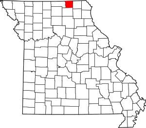 A state map highlighting Schuyler County in the northern part of the state.