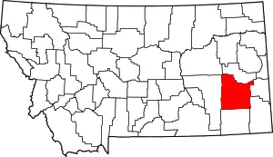 Custer County map