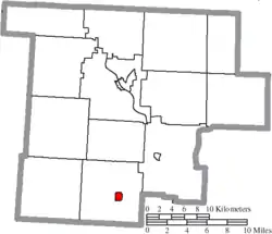 Location of Chesterhill in Morgan County