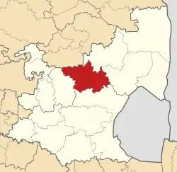 Location in Mpumalanga