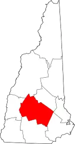 Merrimack County map