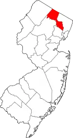 Passaic County map