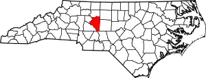 State map highlighting Davidson County