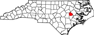 State map highlighting Greene County