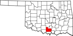 State map highlighting Carter County