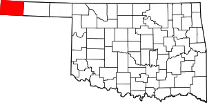 Cimarron County map