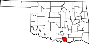 State map highlighting Marshall County