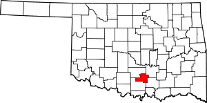 Murray County map