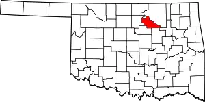 Pawnee County map