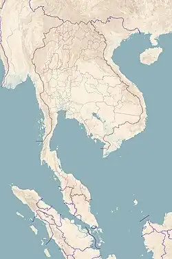 The sphere of influence of the Rattanakosin Kingdom in 1805