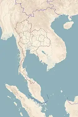 Administrative map of Siam, 1916