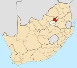 City of Tshwane within South Africa