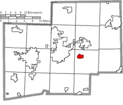 Location of East Canton in Stark County