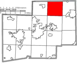 Location of Marlboro Township in Stark County