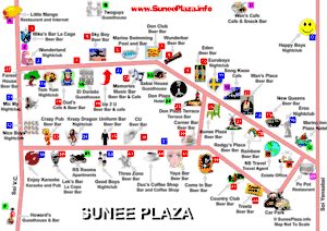 Map of businesses in Sunee Plaza June 2010