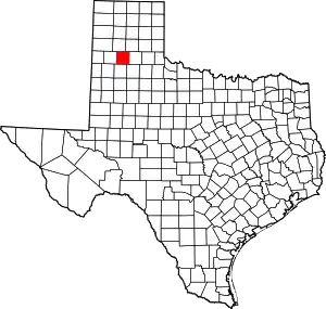 State map highlighting Swisher County