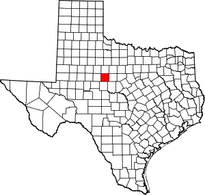 State map highlighting Taylor County