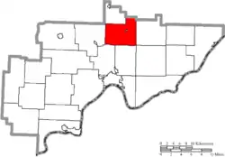 Location of Salem Township in Washington County