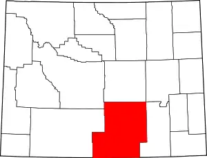 Carbon County map