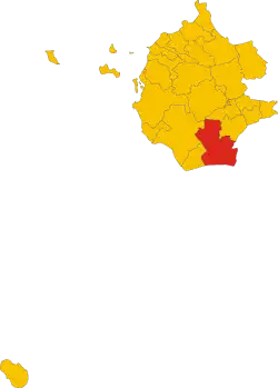 Castelvetrano within the Province of Trapani