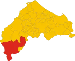 Fabriano within the Province of Ancona